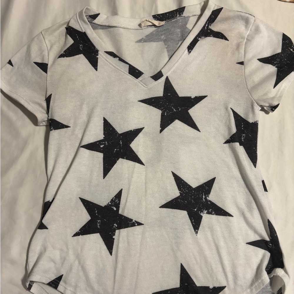 Altar'd State White Graphic Short Sleeve Tee